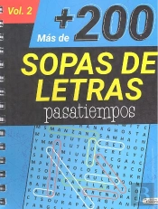 Mas De 200 Sopas De Letras Pasatiempos Vol 2 Azul