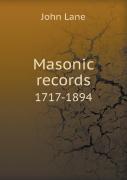 Masonic Records 1717-1894