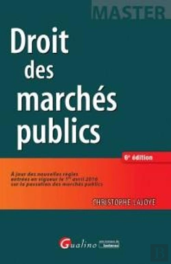 Bertrand.pt - Master - Droit Des Marches Publics, 6eme Edition