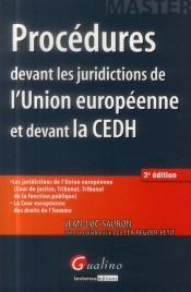 Master - Procedures Devant Les Juridictions De L'Union Europeenne Et Devant La Cour Europeenne Des D