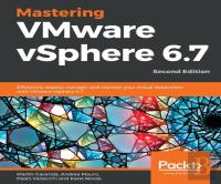 Mastering Vmware Vsphere 6.7