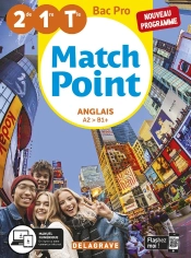 Match Point : Anglais ; 2de 1re Tle Bac Pro 2020 - Pochette Élèe (Édition 2020)