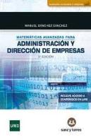 Matemáticas Avanzadas Para Administración Y Dirección De Empresas