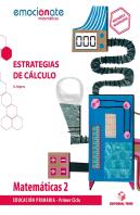 Matemáticas - Estraregias De Cálculo 2 Epo. Emociónate