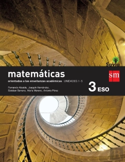 Bertrand.pt - Matemáticas Orientadas A Las Enseñanzas Académicas. 3 Eso. Savia. Trimestres