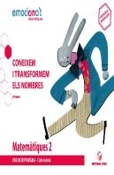 Matemàtiques 2 Epo. Coneixem I Transformem Els Nombres - Emociona'T