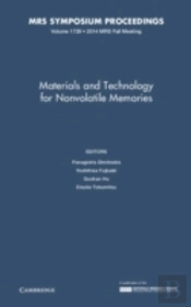 Materials And Technology For Nonvolatile Memories: Volume 1729
