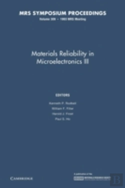 Bertrand.pt - Materials Reliability In Microelectronics Iii: Volume 309