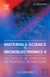 Materials Science In Microelectronics Ii