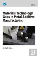Materials Technology Gaps In Metal Additive Manufacturing