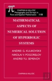 Mathematical Aspects Of Numerical Solution Of Hyperbolic Systems