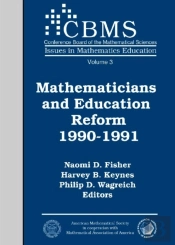 Mathematicians And Education Reform 1990-1991