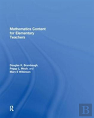 Mathematics Content For Elementary Teachers