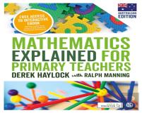 Mathematics Explained For Primary Teachers (Australian Edition)