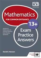 Mathematics For Common Entrance 13+ Exam Practice Answers