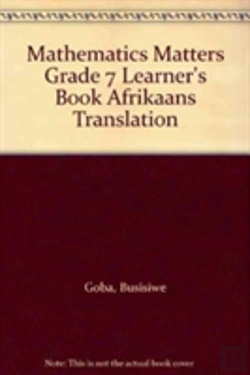 Bertrand.pt - Mathematics Matters Grade 7 Learner'S Book Afrikaans Translation