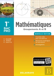 Mathematiques 1re Bac Pro Groupements A Et B (2018) - Pochette Eleve
