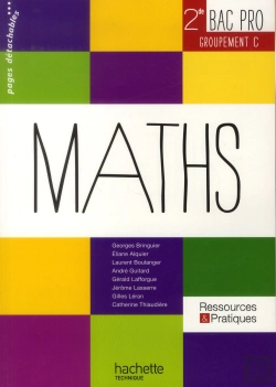 Bertrand.pt - Mathématiques ; 2nde Bac Pro ; Groupements C Tertiaire ; Manuel De L'Élève