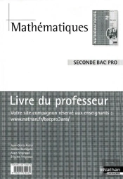 Mathématiques ; 2nde Bac Pro ; Livre Du Professeur (Édition 2009)