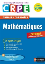Mathematiques - Admissibilite 2018