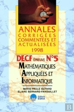 Bertrand.pt - Mathematiques Appliquees Et Informatique Decf 5 Annales Corrigees
