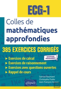Bertrand.pt - Mathématiques Approfondies : Ecg-1 ; Nouveaux Programmes