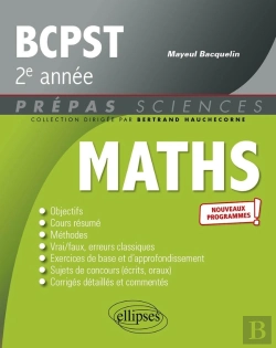 Bertrand.pt - Mathématiques : Bcpst 2e Année ; Programme 2022