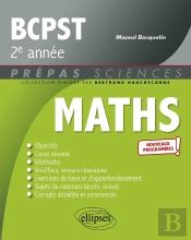 Mathématiques : Bcpst 2e Année ; Programme 2022