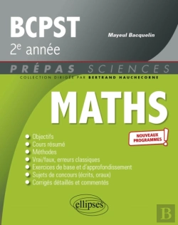 Bertrand.pt - Mathématiques Bcpst 2e Année - Programme 2022
