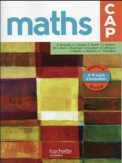 Bertrand.pt - Mathématiques ; Cap ; Livre De L'Élève (Édition 2016)