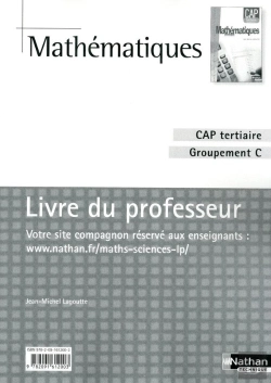 Bertrand.pt - Mathematiques  Cap  Tertiaire  -  Pochette  (Groupement C) -  Professeur  -  2010
