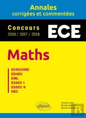Mathématiques ; Concours ; Ece (Édition 2018)