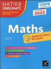 Mathematiques - Crpe 2022 - Epreuve Orale D'Admission