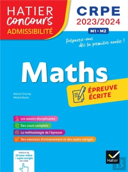 Bertrand.pt - Mathematiques - Crpe 2023-2024 - Epreuve Ecrite D'Admissibilite