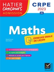 Mathematiques - Crpe 2023-2024 - Epreuve Orale D'Admission