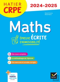Bertrand.pt - Mathematiques - Crpe 2024-2025 - Epreuve Ecrite D'Admissibilite