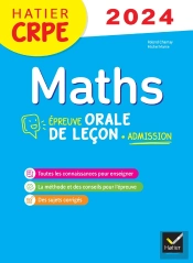 Mathematiques - Crpe 2024-2025 - Epreuve Orale D'Admission