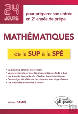 Bertrand.pt - Mathématiques De La Sup À La Spé - 24 Jours Pour Préparer Son Entrée En 2e Année De Prépa