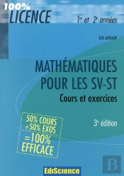 Mathematiques Deug Sciences Sv-St 50% De Cours  50% D'Exos