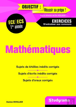 Bertrand.pt - Mathématiques ; Ece/Ecs 1re Année ; S'Entraîner Aux Concours ; Exercices