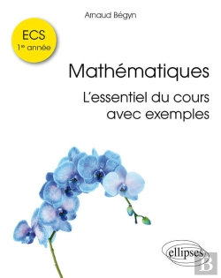 Bertrand.pt - Mathématiques Ecs 1re Année  L'Essentiel Du Cours Avec Exemples