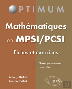 Bertrand.pt - Mathématiques En Mpsi/Pcsi (Fiches Et Exercices)