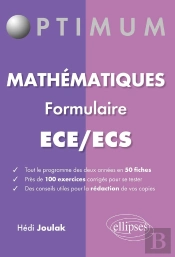 Mathématiques En Prépa Hec Ece En Fiches
