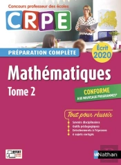 Mathematiques - Epreuve Ecrite 2020 - Tome 2 (Crpe) - 2019