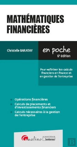 Bertrand.pt - Mathematiques Financieres 2020 6eme Edition - Points Cles Pour Maitriser Calculs Financiers En Finan