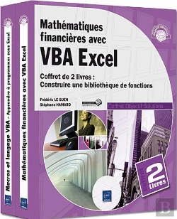 Bertrand.pt - Mathematiques Financieres Avec Vba Excel - Coffret De 2 Livres : Construire Une Bibliotheque De Fonc