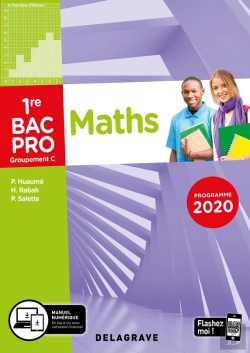 Bertrand.pt - Mathématiques - Groupement C ; 1re Bac Pro ; Pochette Élève (Édition 2020)