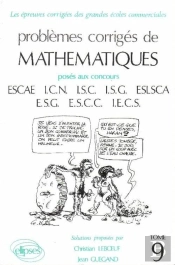 Mathématiques Hec 1986-1987 - Tome 9
