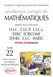 Mathématiques Hec 1998-2001 - Tome 22  (Option Économique)