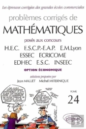 Mathématiques Hec 2002-2003 - Tome 24 (Option Économique)